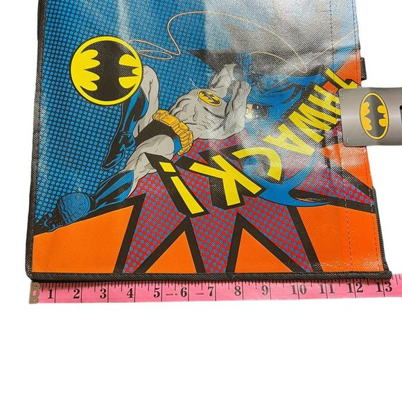 Batman Reusable Tote Bag Apprx 12.5” x 13” x 6.5” DC Superhero Bag Gift‎ Bag - Picture 3 of 6